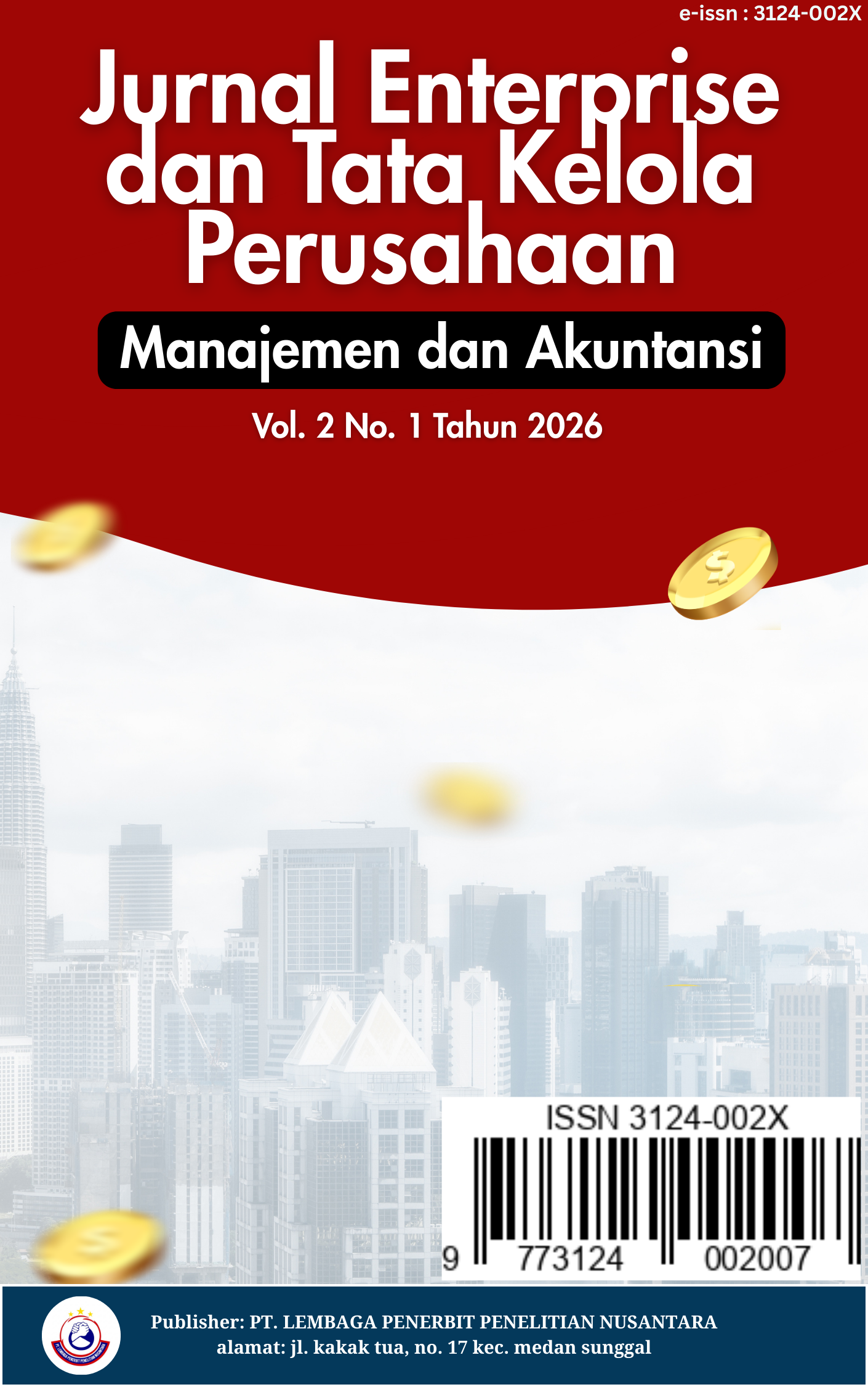 					View Vol. 2 No. 2 (2026): Jurnal Enterprise dan Tata Kelola Perusahaan : Manajemen dan Akuntansi
				