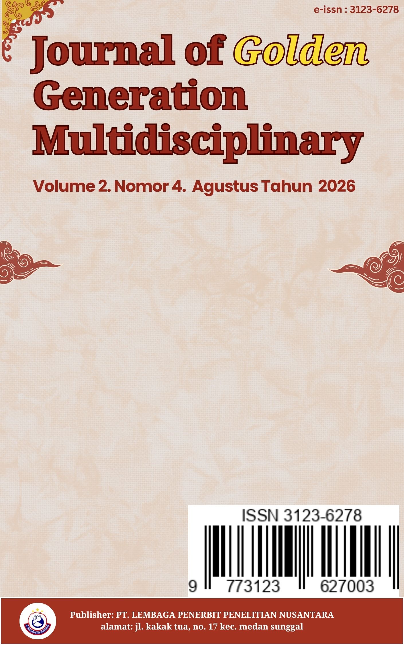 					View Vol. 2 No. 5 (2026): Journal of Golden Generation Multidisciplinary 
				