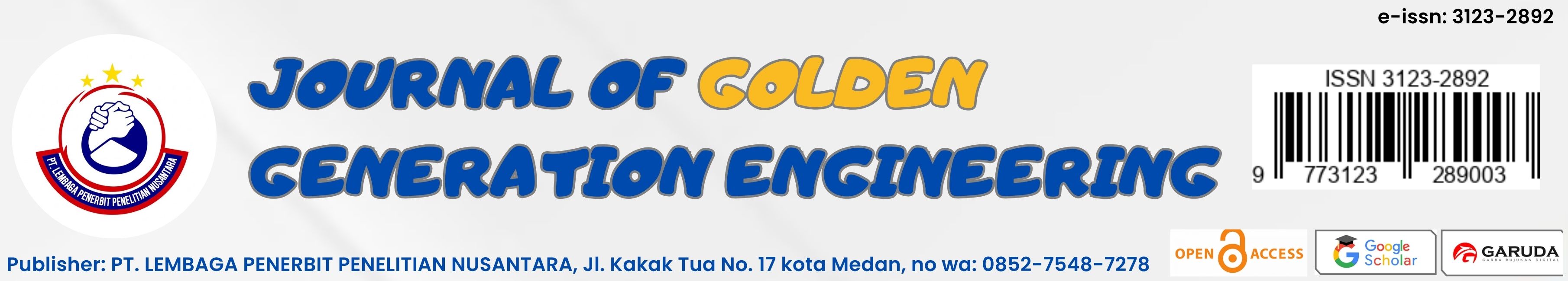 Journal of Golden Generation Engineering